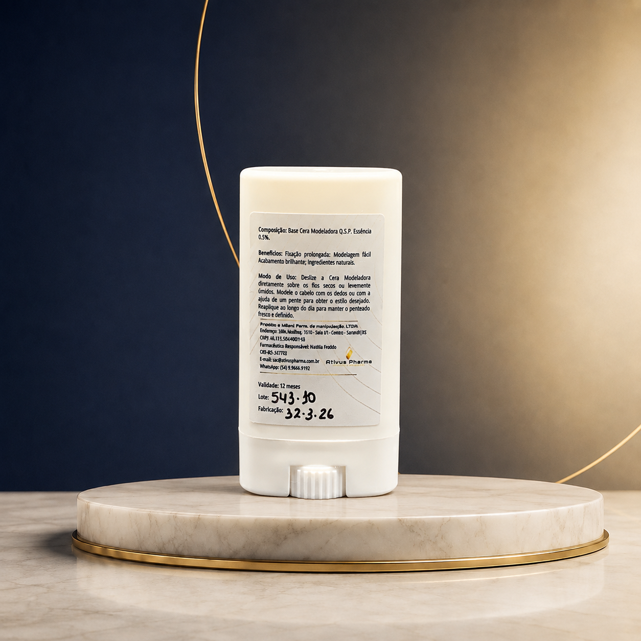 Cera Anti-Frizz Ativus Derma Hair 15 ml - Imagem 3