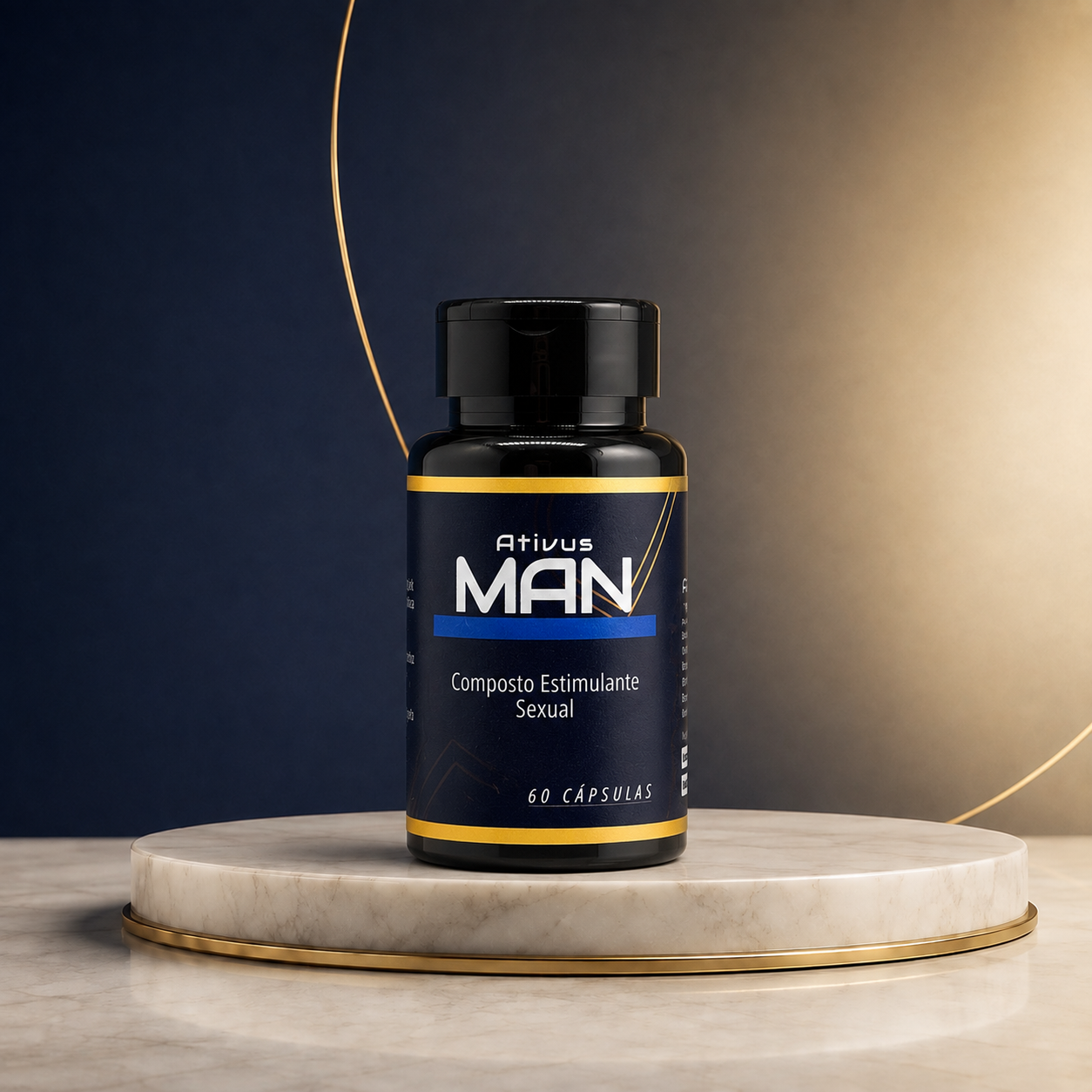 Ativus Man Composto Estimulante Sexual – 60 Cápsulas