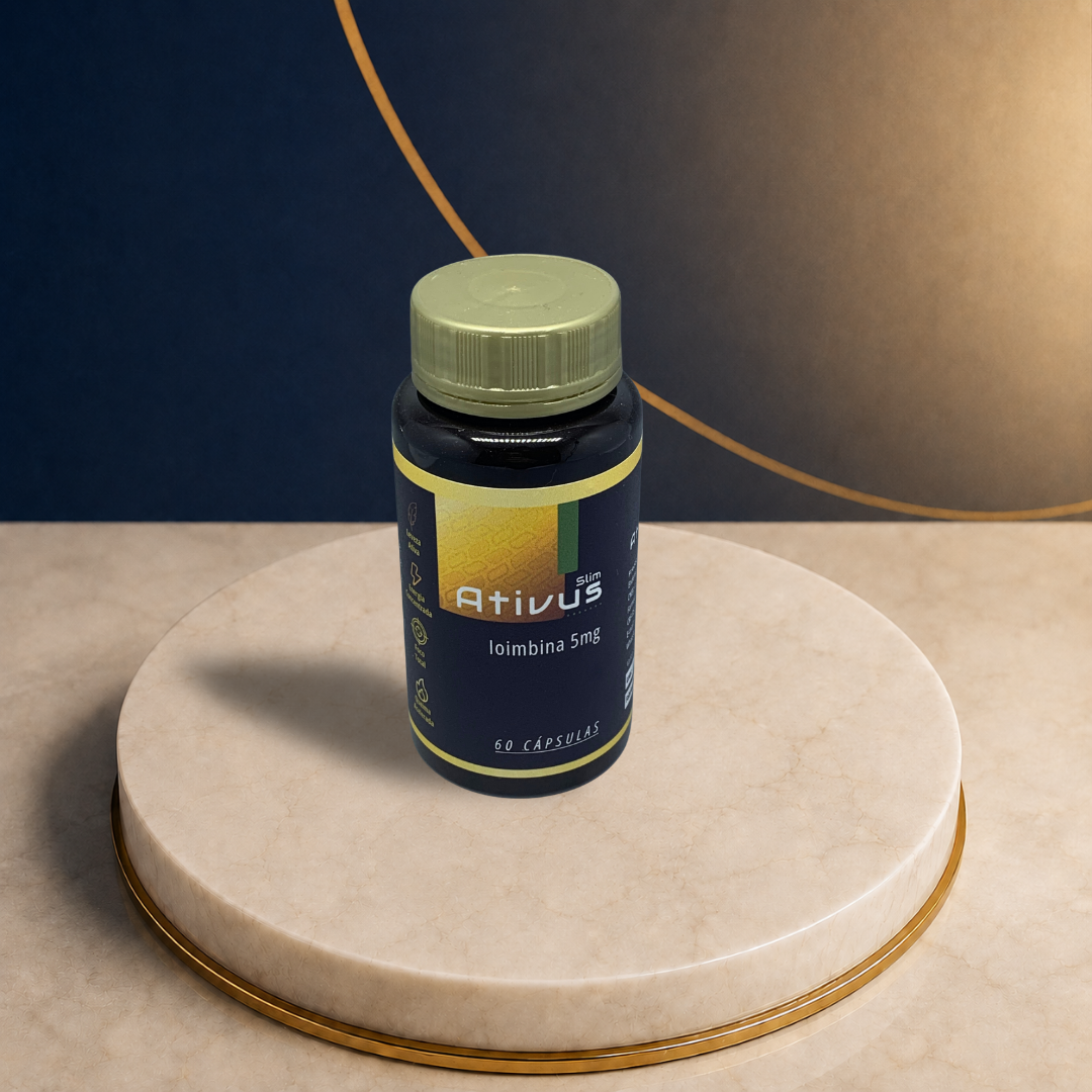 Ativus Slim Ioimbina 5 mg — 60 cápsulas - Imagem 3
