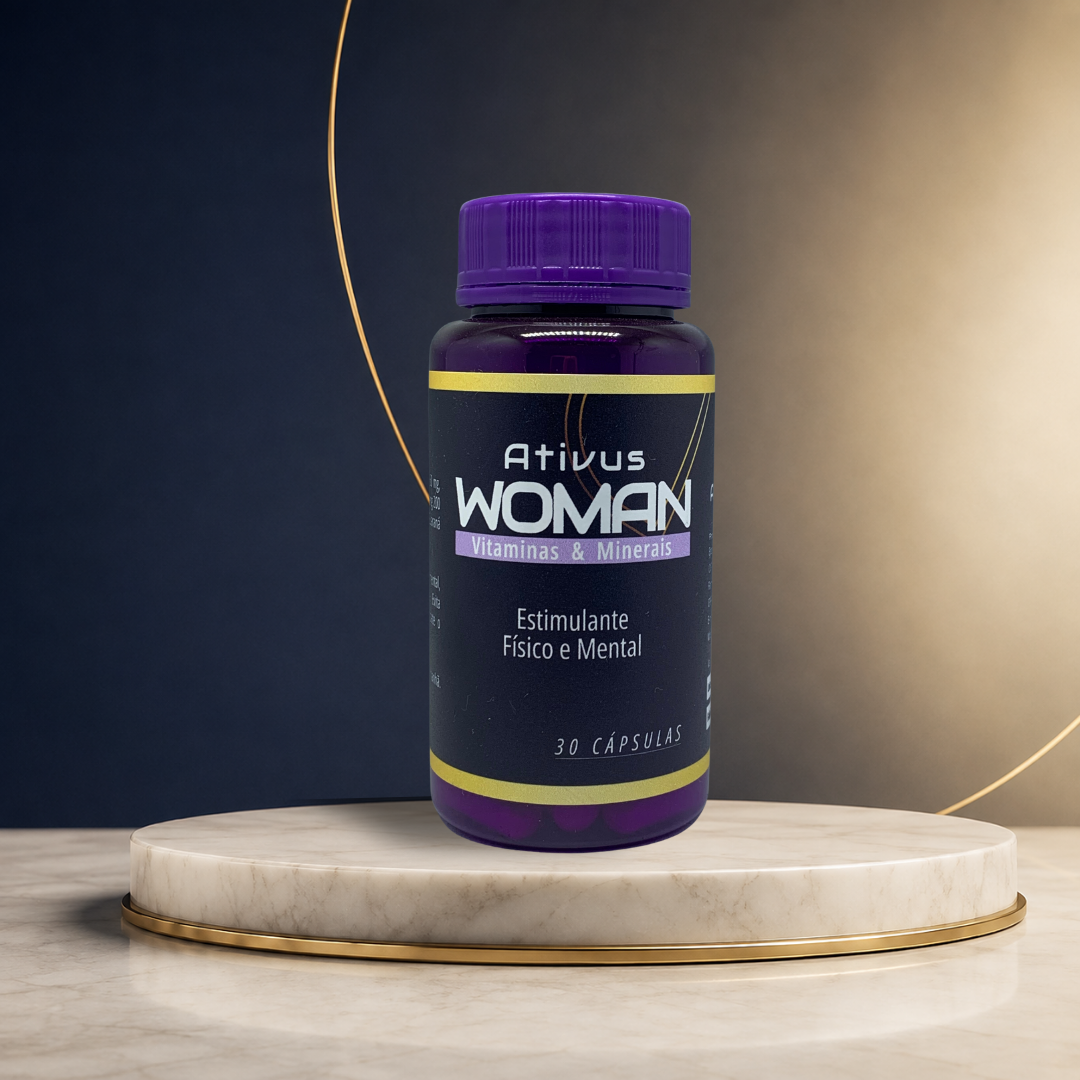 Ativus Woman Estimulante Físico e Mental – 30 Cápsulas