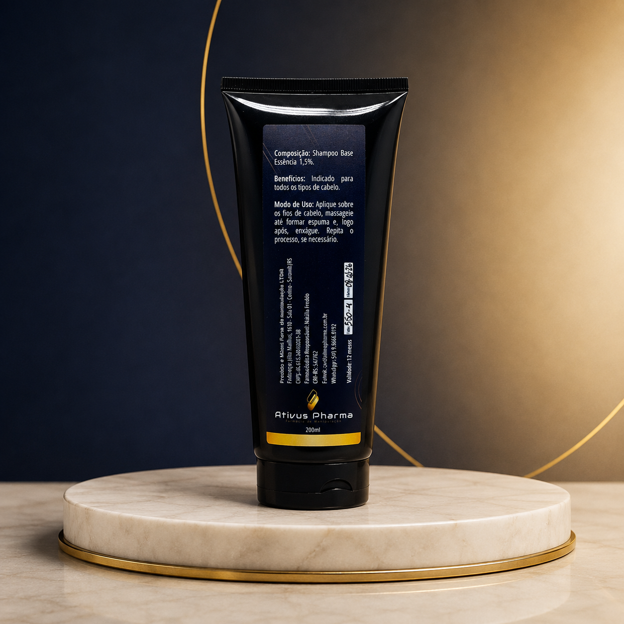 Shampoo Neutro Ativus Man 200 ml - Imagem 2